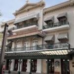 Exterior of the historic Menger Hotel in San Antonio, Texas
